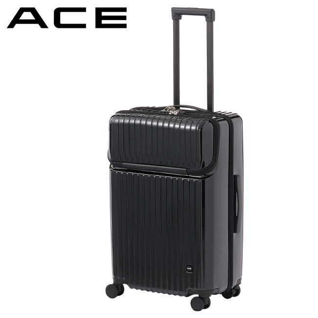 未使用に近い ACE エース ショルダーベルト付 ビジネスキャリー 66129
