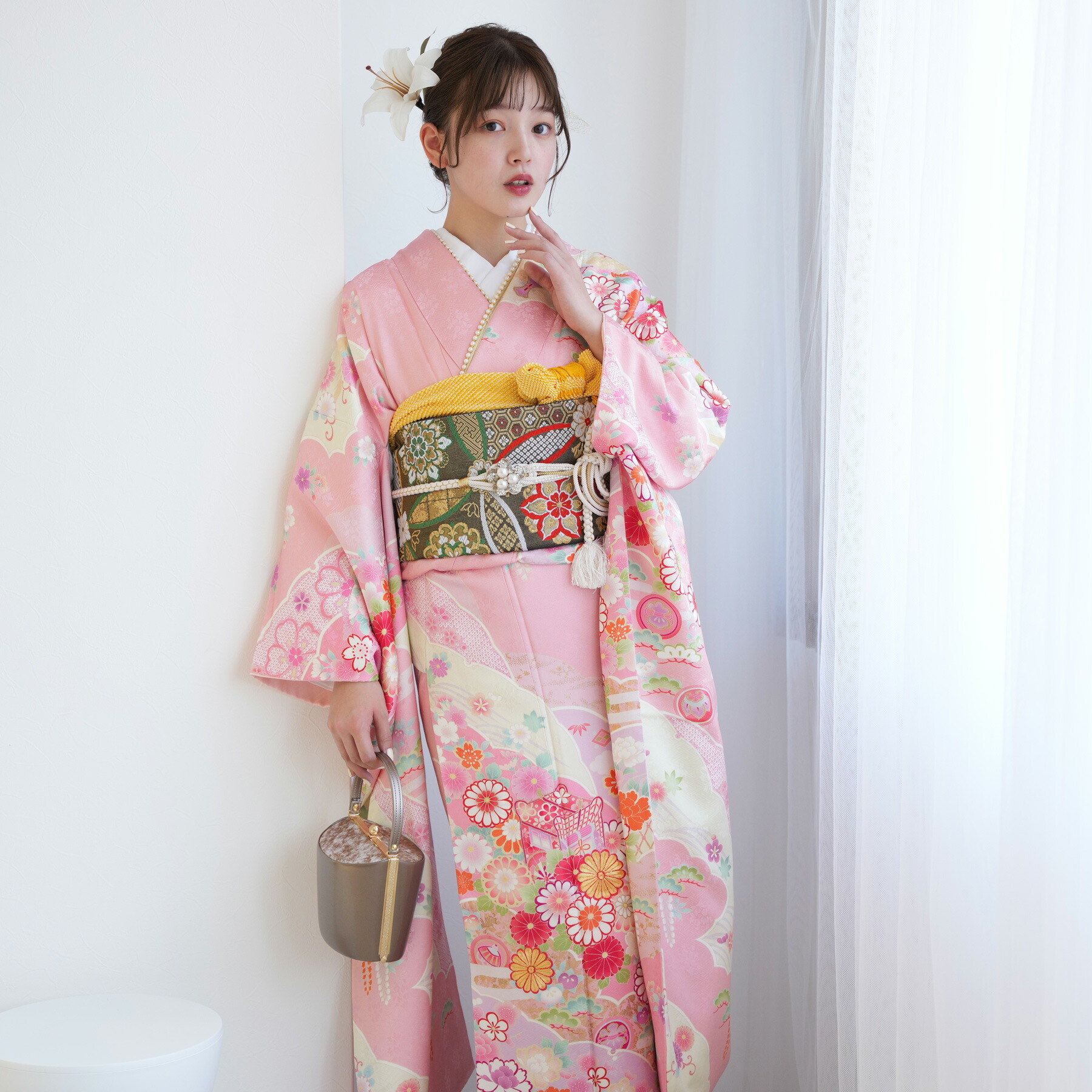 楽天市場】【レンタル】 往復送料無料 振袖 21点セット 成人式 結婚式