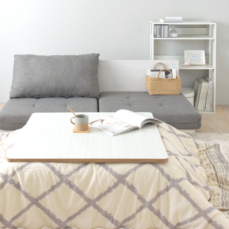 boo樣専用 新品・処分品☆白いこたつ 120cm 長方形炬燵 シンプル 北欧