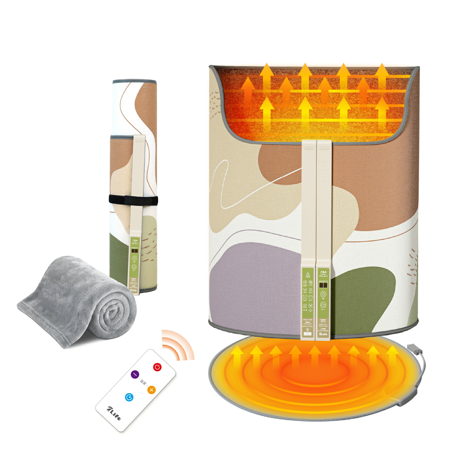 楽天市場】楽天1位 2025年新型 パネルヒーター 足元 ヒーター デスク