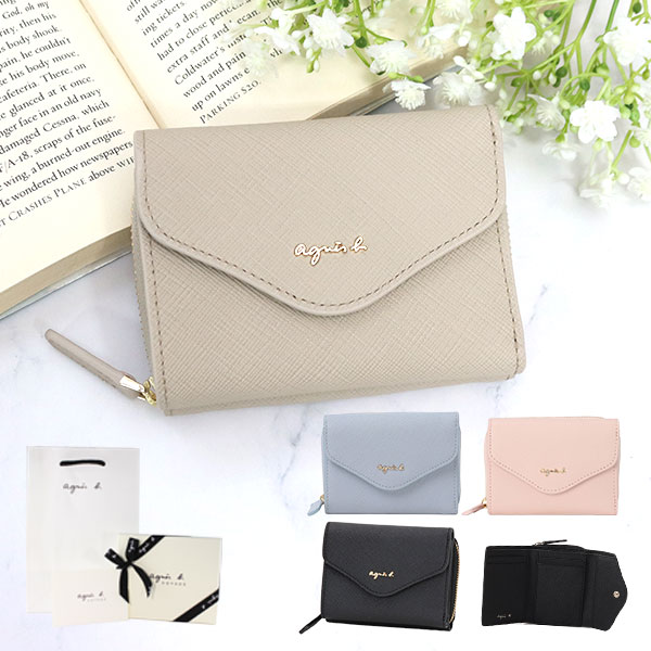 楽天市場】agnesb.VOYAGE 折り財布 アニエスベー 財布 ミニウォレット