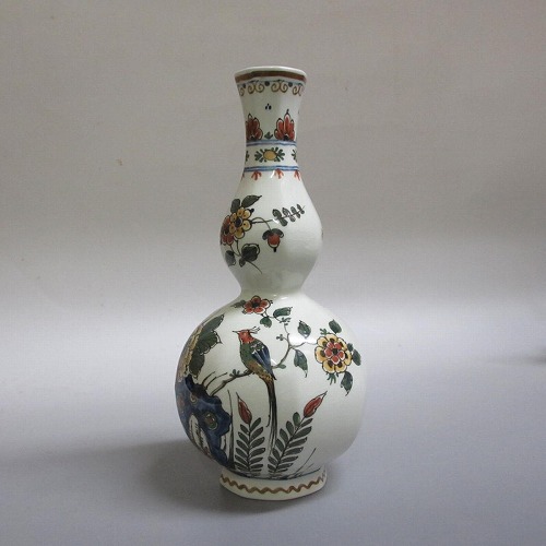 ロイヤルデルフト 破格！オランダのビンテージ超大型花瓶で細かく描き