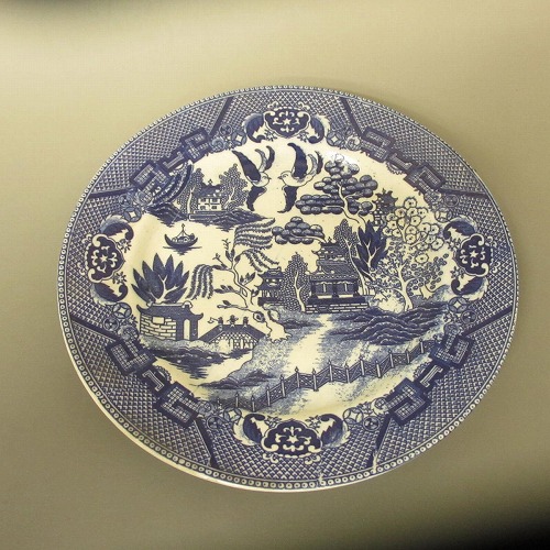 楽天市場】☆オキュパイド ジャパン 藍色皿 ウィロウ レトロ