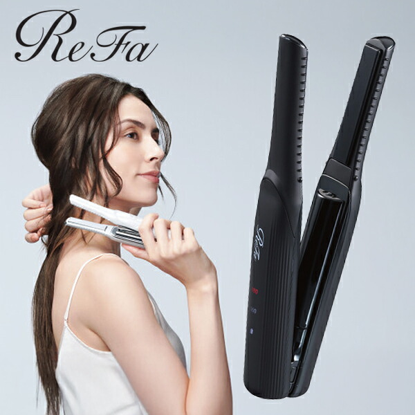 リファフィンガーアイロン ReFa RE-AI03A BLACK 正規品 正規品】MTG