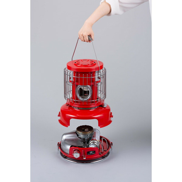 センゴク アラジン カセットボンベ式ガスストーブ(レッド)