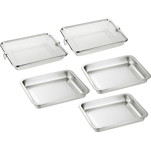 楽天市場】燕熟の技 ステンレスバット&角ザルセット EJBZ-1000