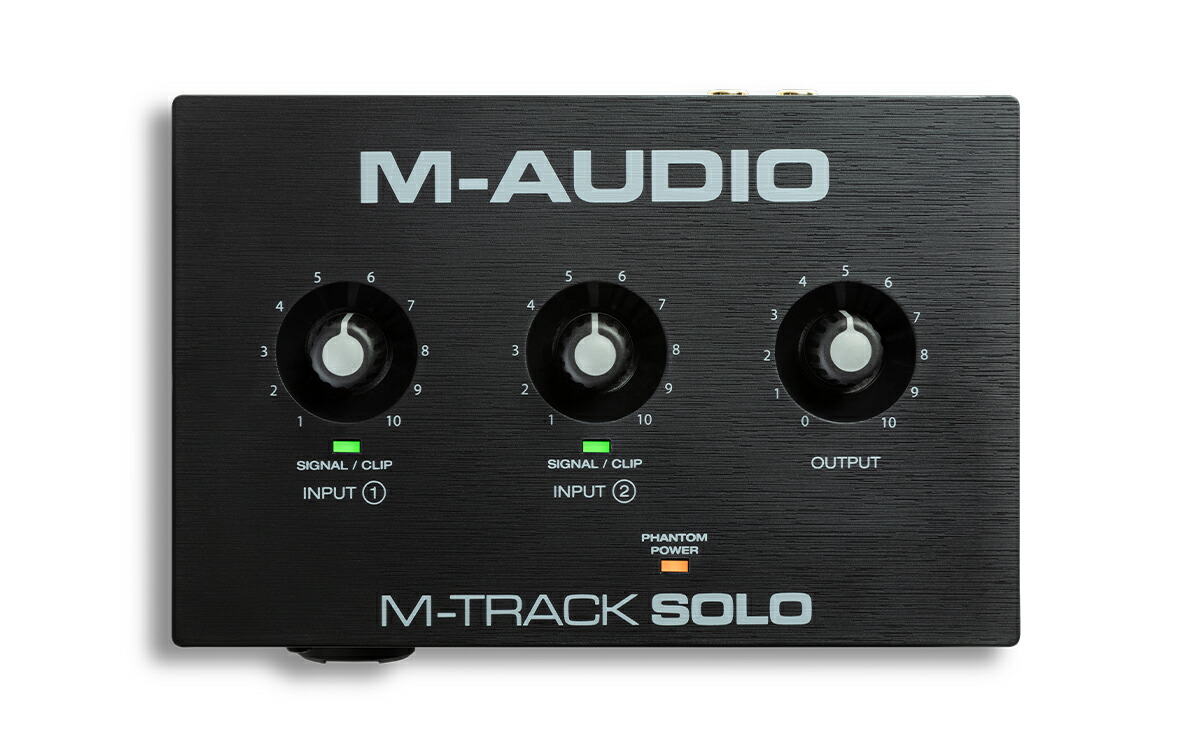 楽天市場】M-AUDIO M-Track Solo オーディオインターフェイス エム