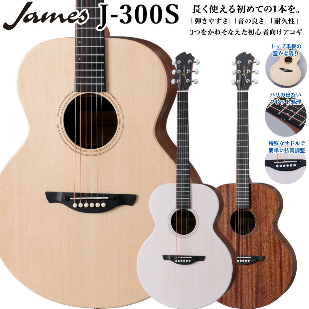 James JCL650 ジェームス アコースティックギター トップ単板 James
