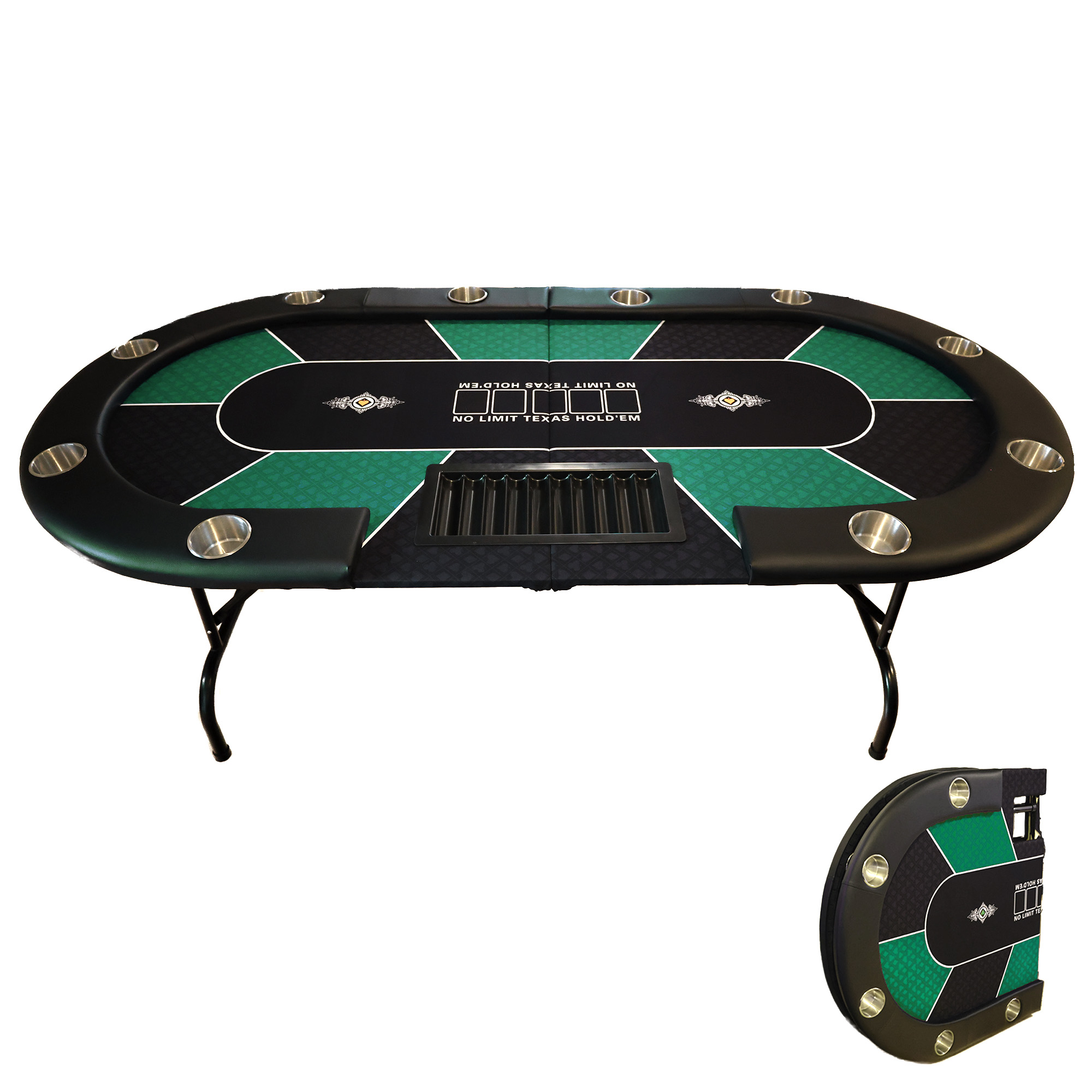 バリントン 10人用 プレミアム ポーカーテーブル Barrington 10 Player