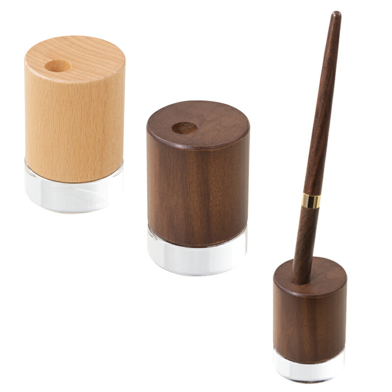 OHTO 木製デスクペン&スタンドセット ヅ]OHTO 木製デスクペン