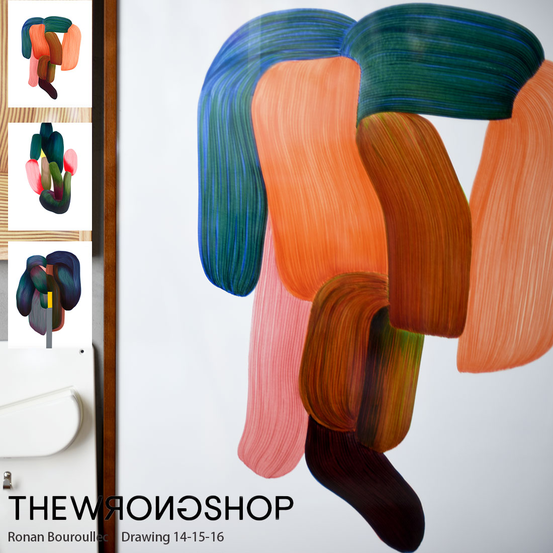 楽天市場】WRONGSHOP ロングショップ ロナン・ブルレック Drawing