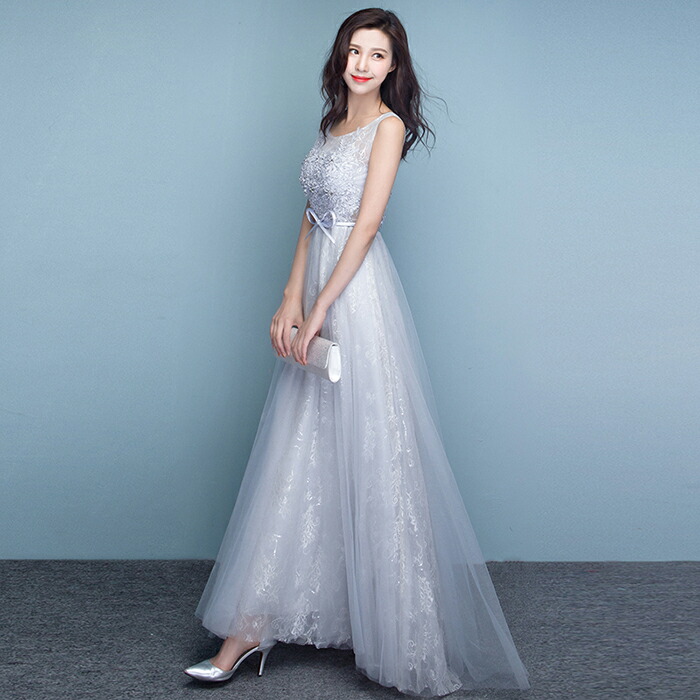 楽天市場】イブニングドレス ロングドレス 演奏会 カラードレス 結婚式