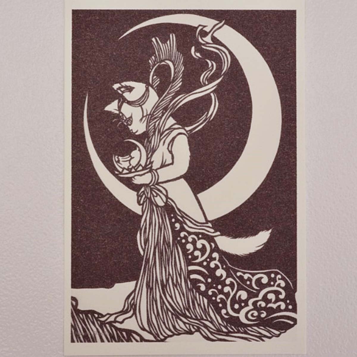 楽天市場】ポストカード 猫切り絵作家 松風直美 切り絵 ねこ ネコ