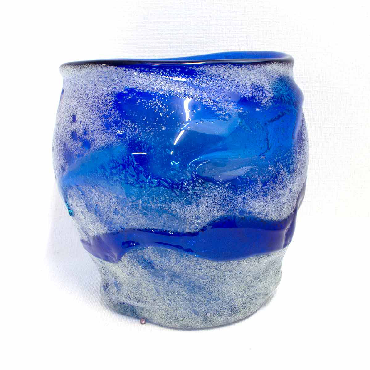 現代の名工 稲嶺 盛吉 紅珊瑚 酒器 4点 琉球 泡 ガラス 宙吹ガラス工房