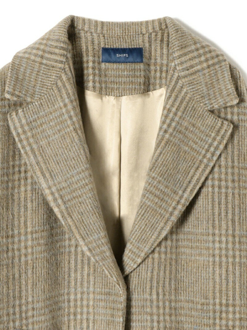 楽天市場】【SALE／40%OFF】MANTECO シャギーチェックコート◇ SHIPS