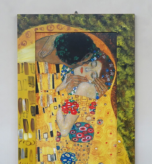 イタリア 額絵 アートフレーム クリムト 接吻 キス 4737-159 イタリア