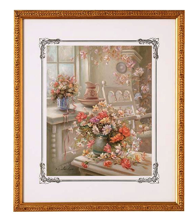 ヴィンテージイタリア製額x3