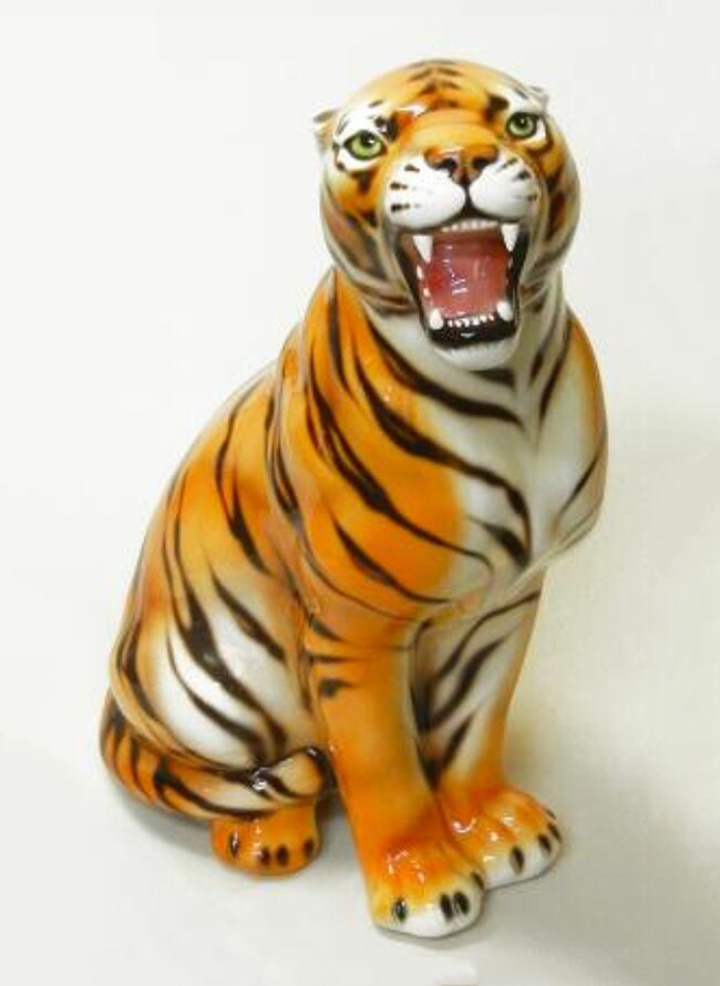 陶器製虎の彫刻 陶器製虎の彫刻 2025年最新】Yahoo!オークション -虎