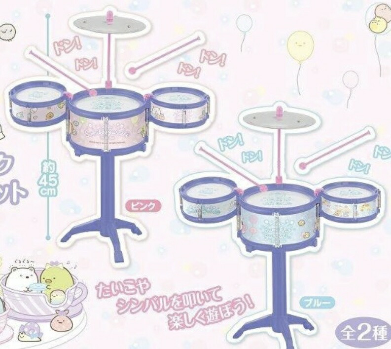 すみっコぐらし ドラムボタン付きピアノおもちゃ すみっコぐらし