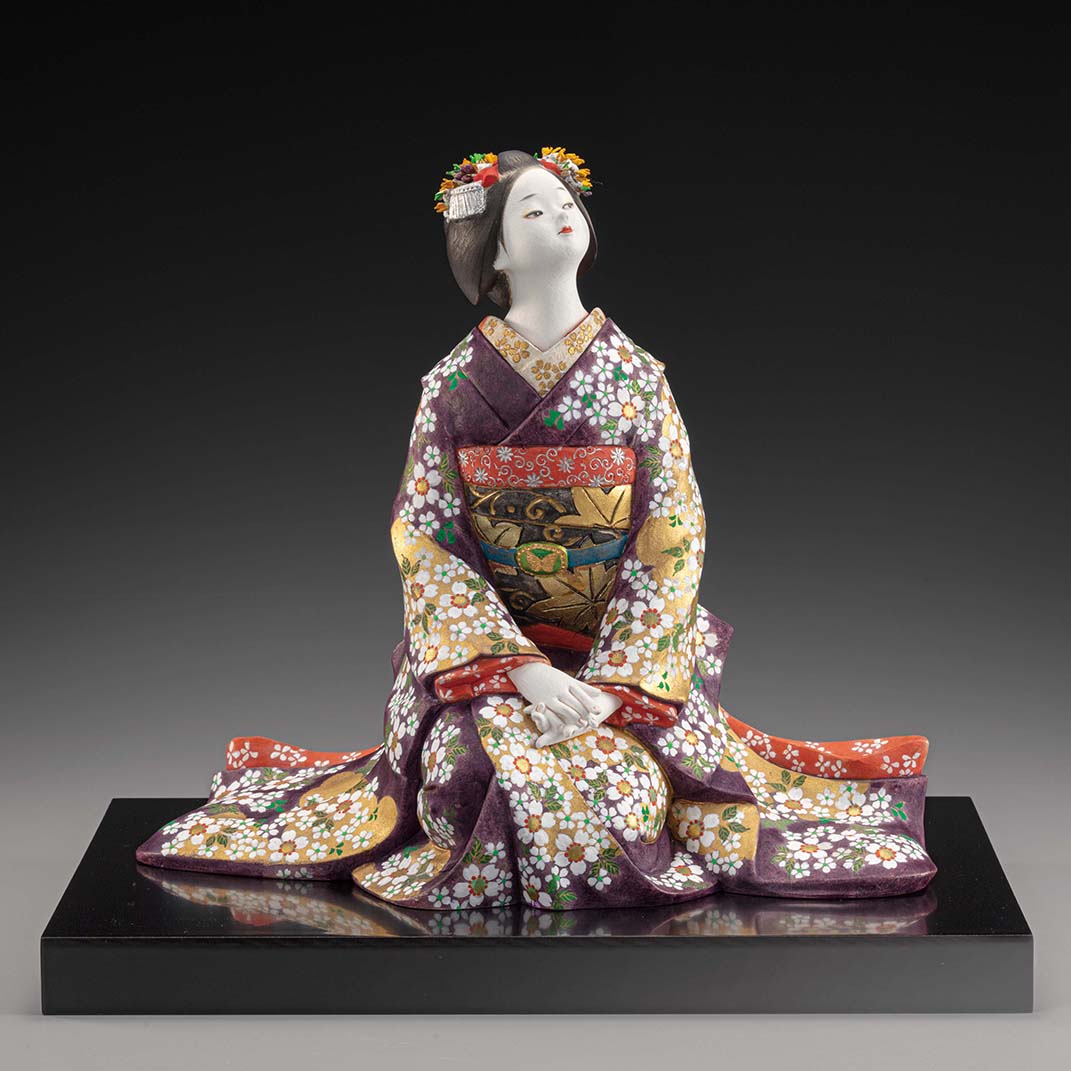 超希少】元祖 博多人形 六歌仙 人形作家 白水六商店 ☆希少 伝統工芸