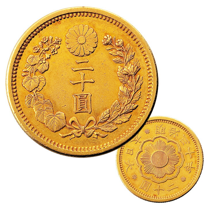 楽天市場】明治 3 年 旧 20 円 金貨の通販