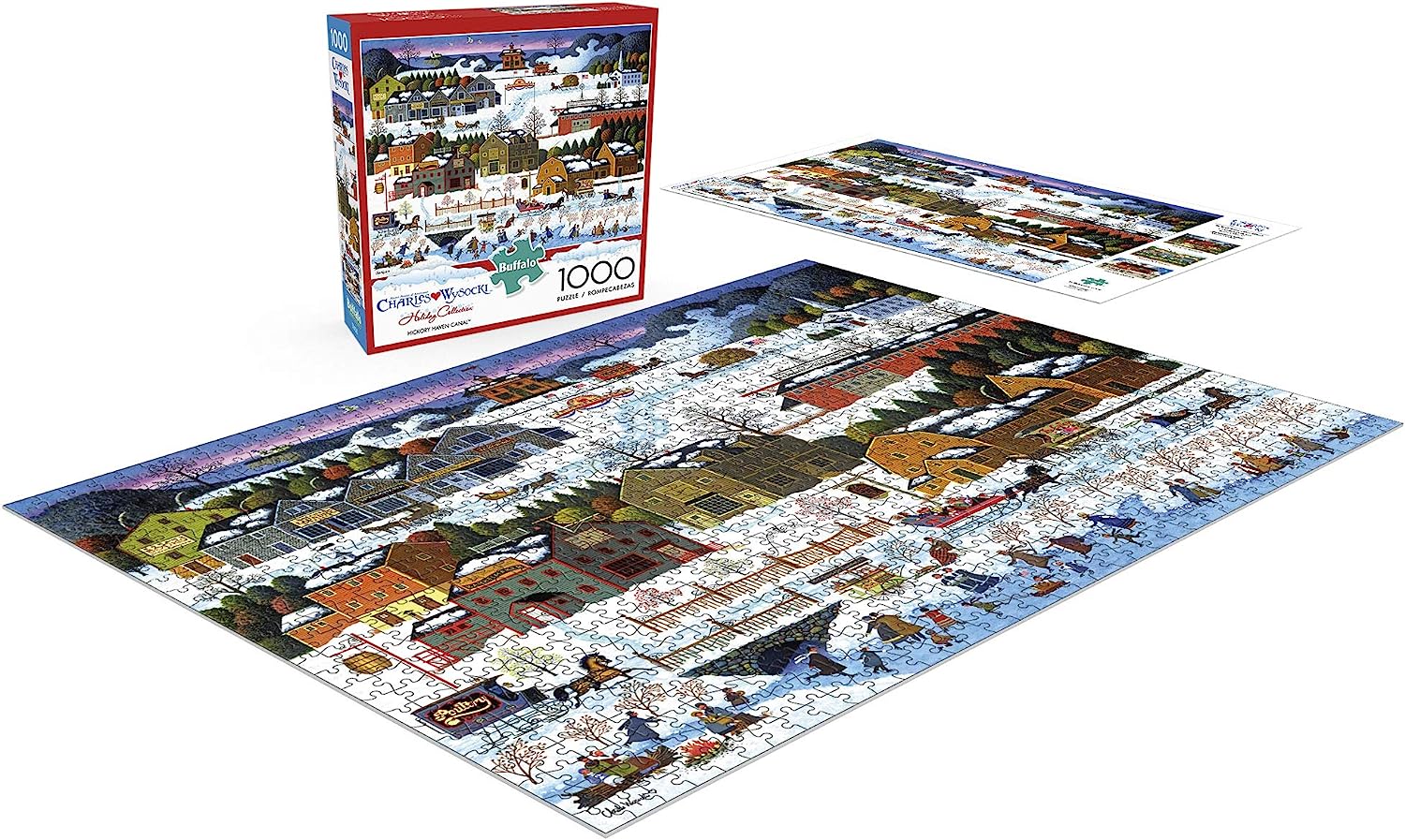 楽天市場】ジグソーパズル 海外製 1000ピース ヒッコリーヘブン運河