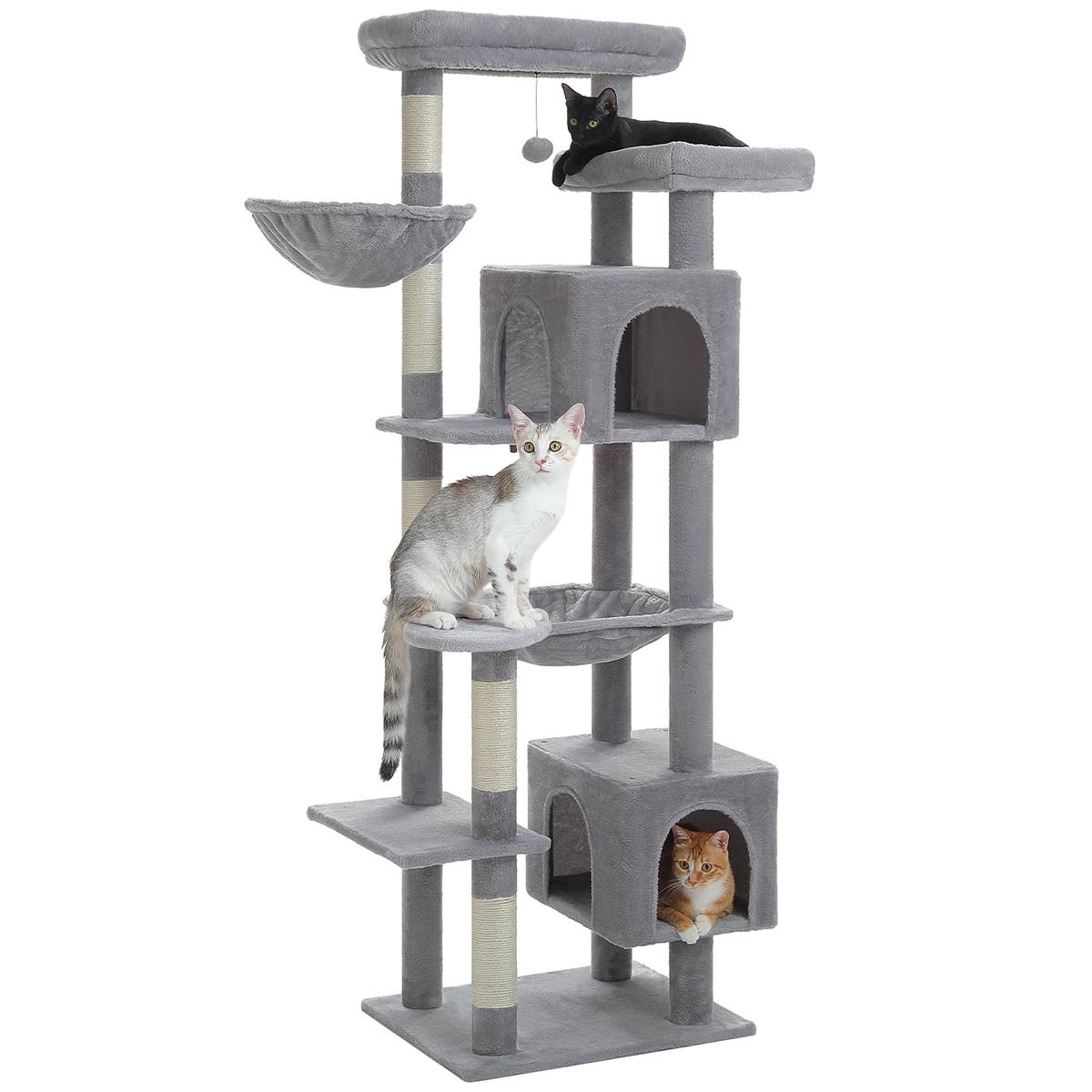 楽天市場】PETEPELA(ぺテぺラ) キャットタワー 大型猫用 スリム 多頭