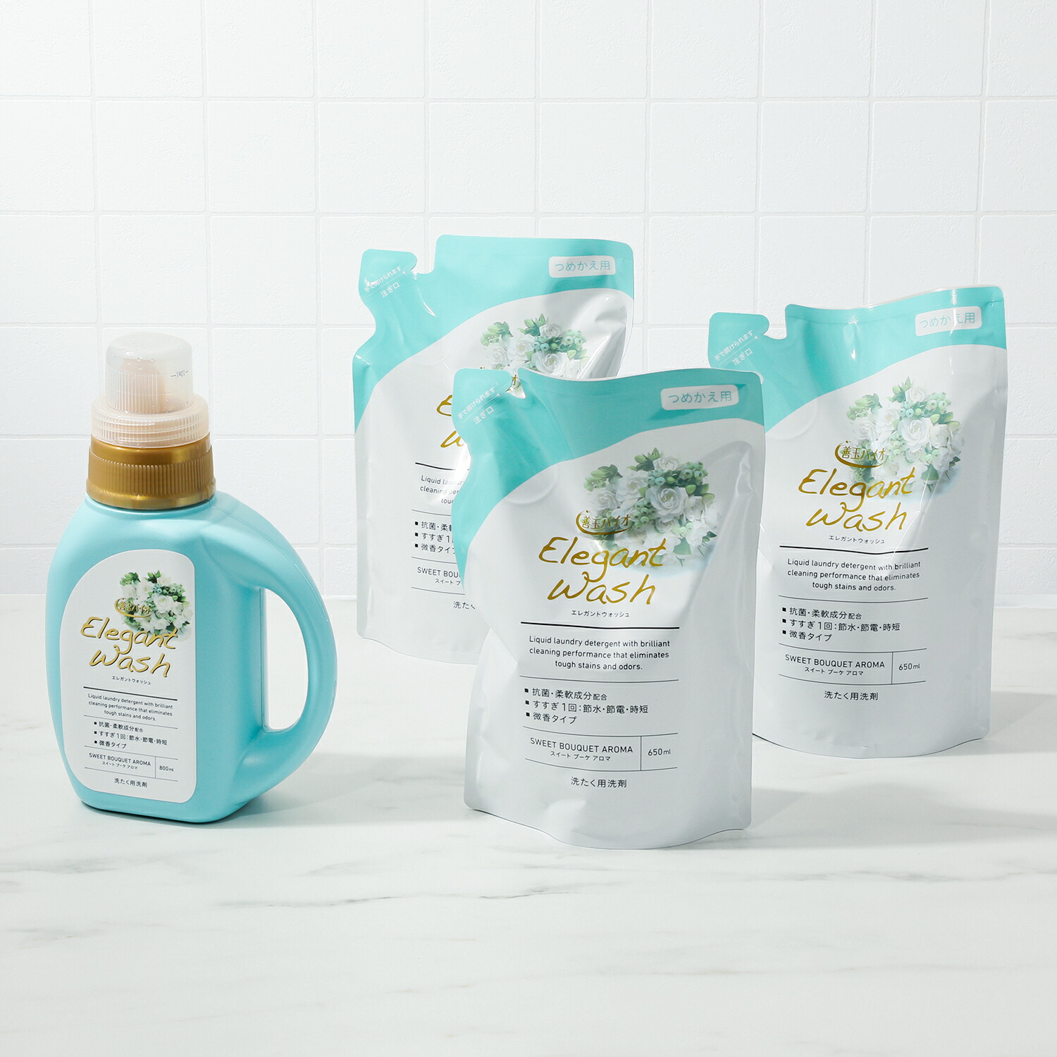 9月購入】【洗浄スポンジ付】1000mlライフエッセンス2本組 Life