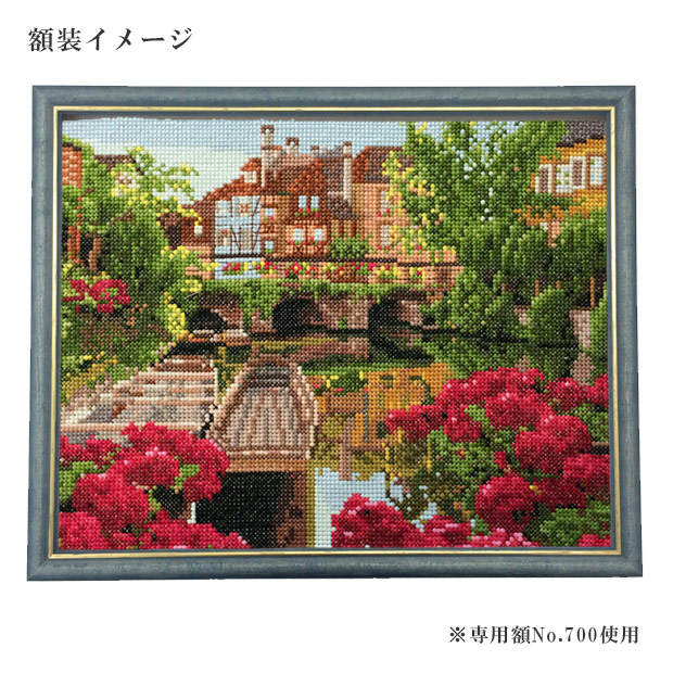 刺繍額 田舎の風景 刺繍額 田舎の風景 Amazon | クロスステッチ刺繍