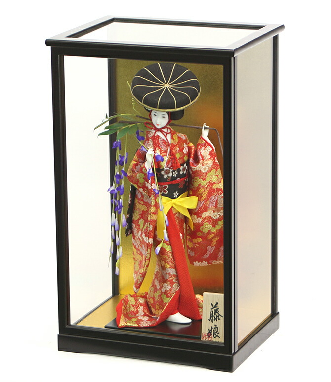 楽天市場】【日本人形】【J019】日本人形10号【藤娘】【新作】【秀光