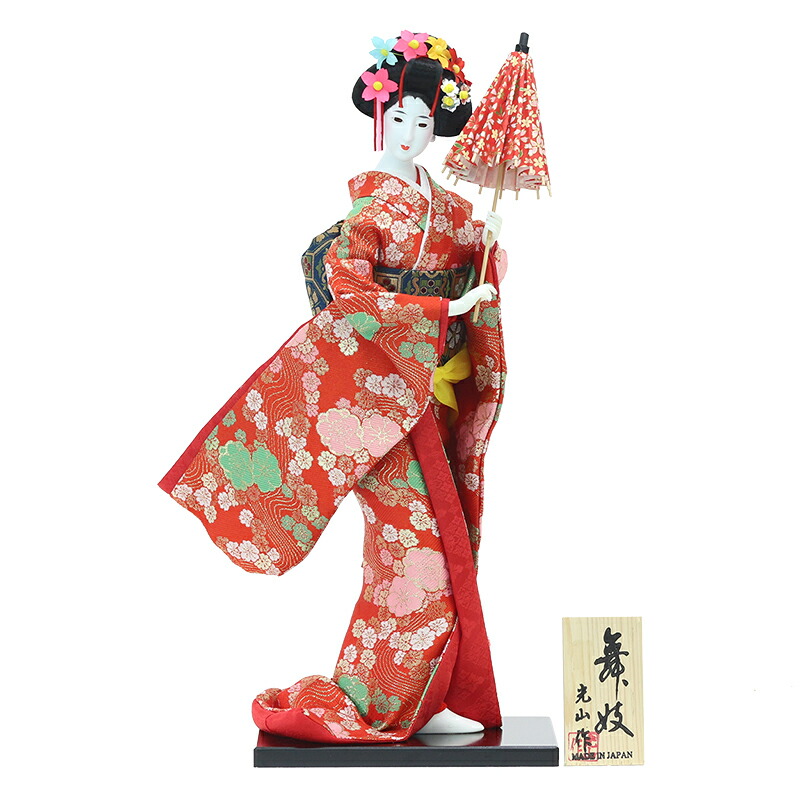 楽天市場】【日本人形】【J020】日本人形10号【舞妓】【新作】【秀光