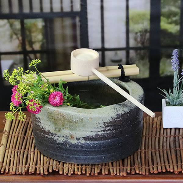 楽天市場】つくばい（エクステリア・ガーデンファニチャー｜花