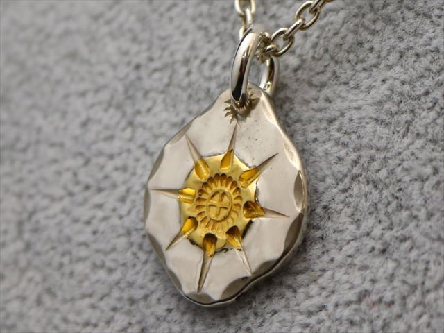 楽天市場】K24 太陽 ペンダント トップ 矢じり型 SS アメカジ