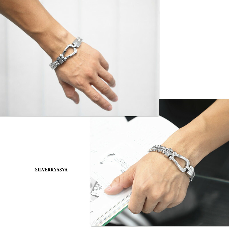 楽天市場】ステンレス ブレスレット メンズ チェーン ベルト バングル