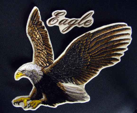 文化刺繍 鷲と松 鷲 額縁 アンティーク 昭和 文化刺繍鷲と松鷲額縁