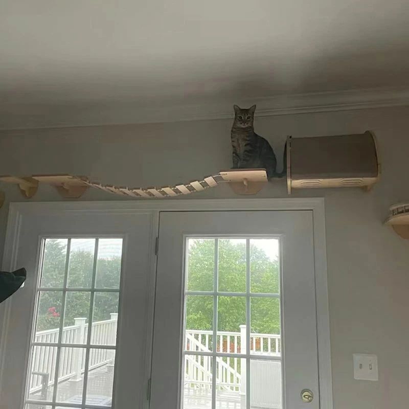 楽天市場】キャットステップ 吊り橋 キャットタワー キャットウォーク