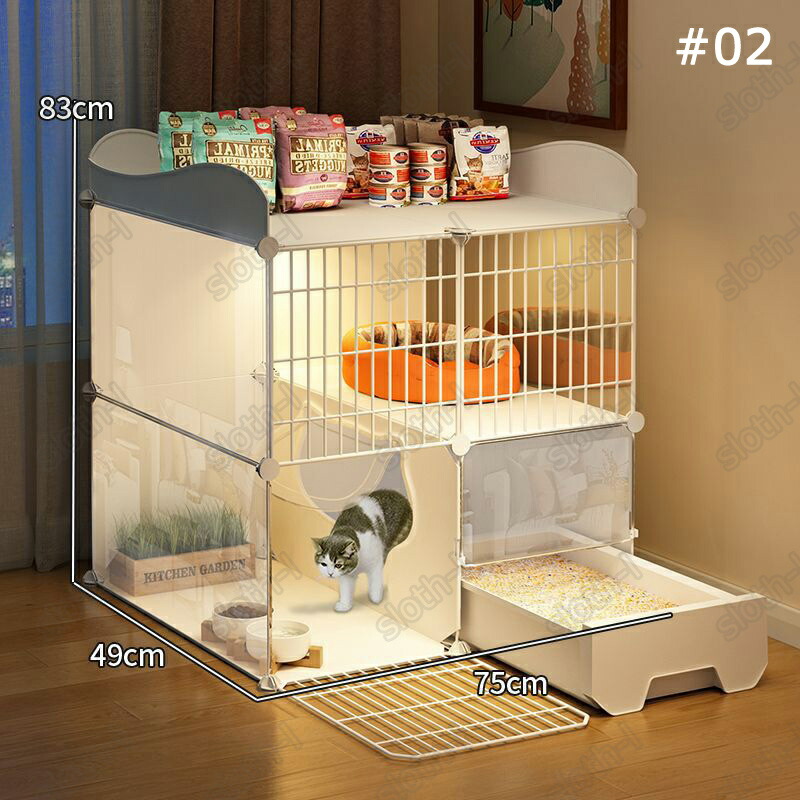 新品 キャットケージ キャットゲージ 3段 ピンク 猫用品 多機能 大型