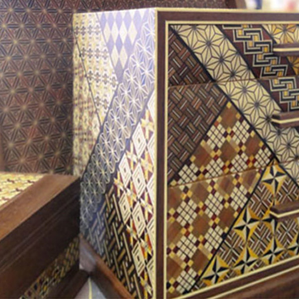 楽天市場】【送料無料】仕掛けで開く からくり箱 箱根 寄木細工 秘密箱