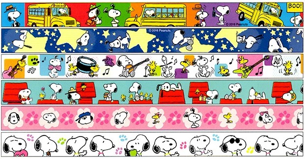 楽天市場】スヌーピー マスキングテープ vol.4 SNOOPY 15mm x 5m