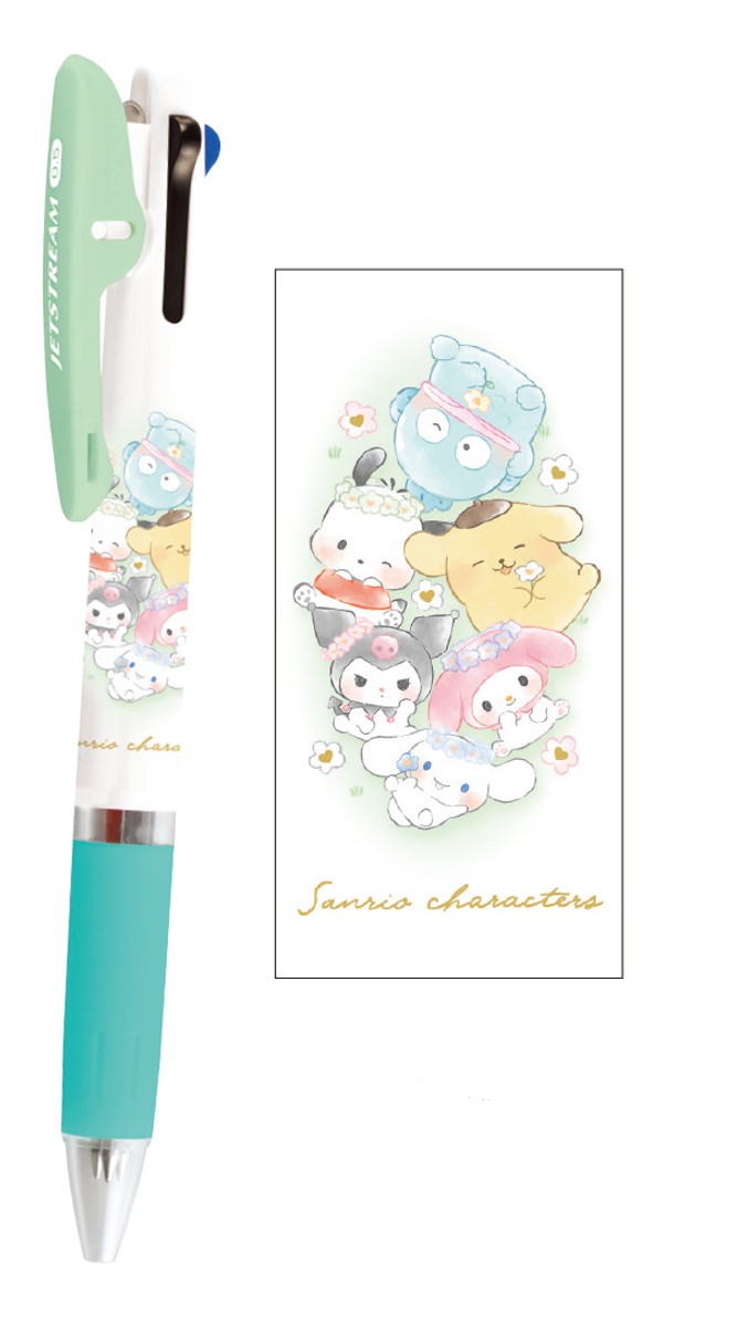 楽天市場】サンリオキャラクターズ 3色ボールペン 0.5mm JETSTREAM