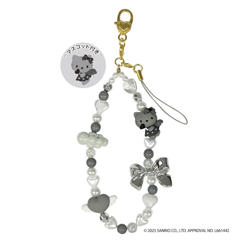 希少レア ハローキティ エンジェル ストラップ 1999 サンリオ 平成