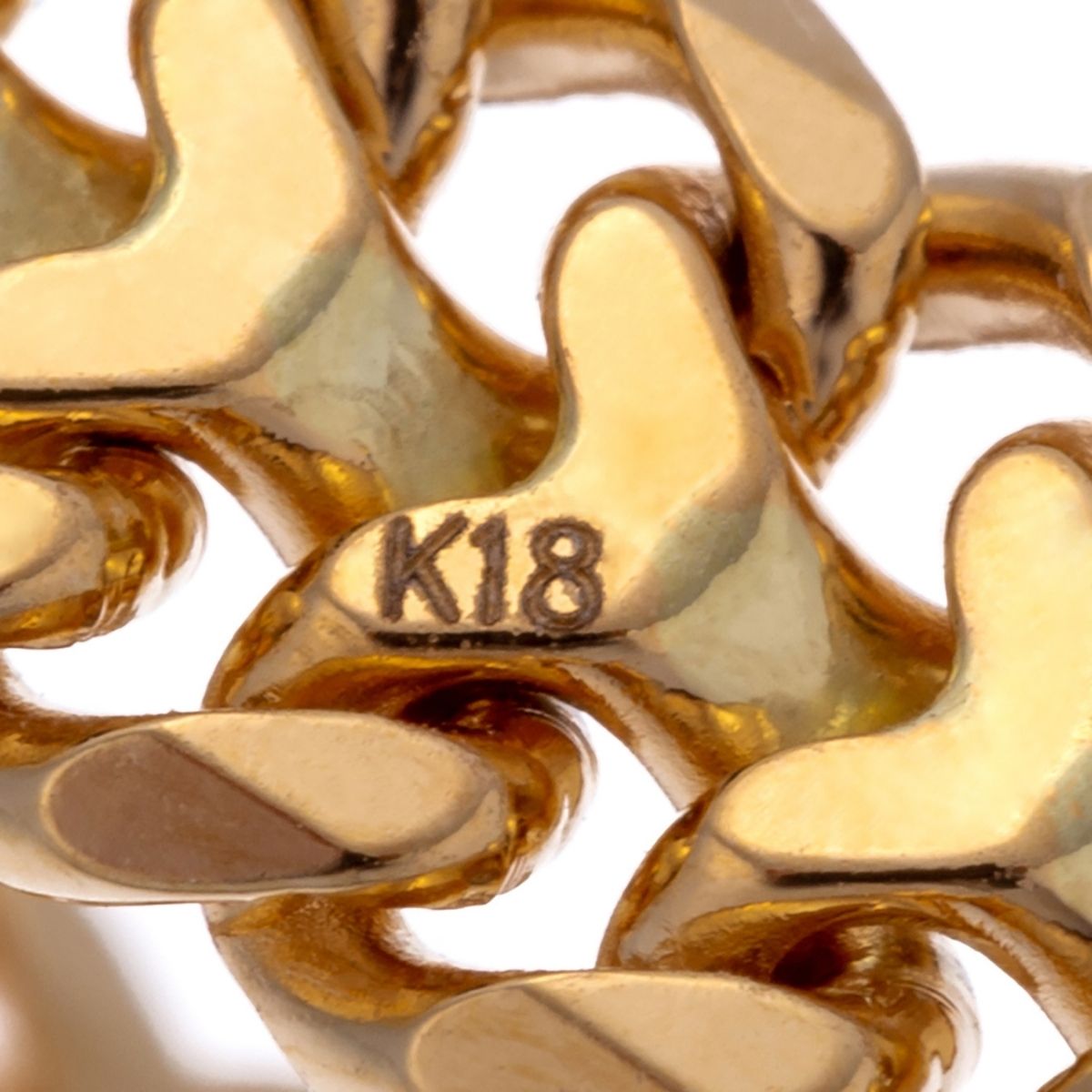 楽天市場】18金 ハート ビスマルク リング チェーンリング 指輪 18号