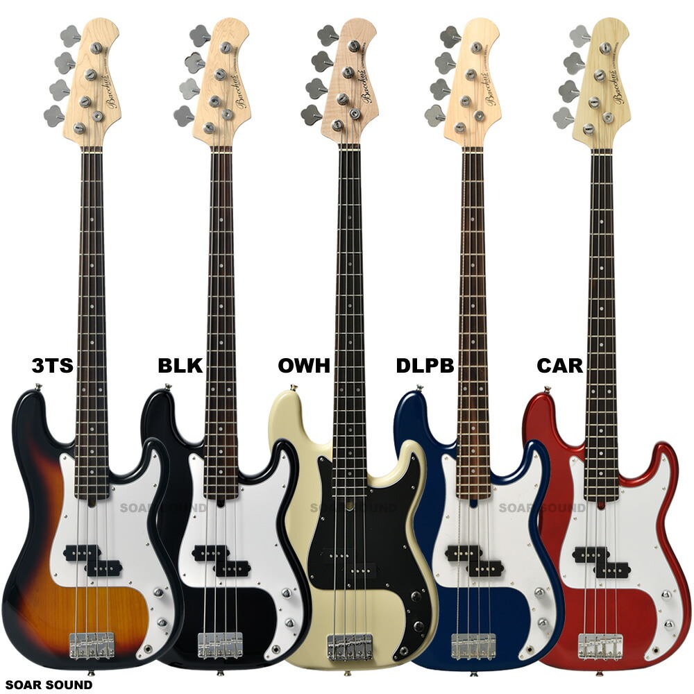 Bacchus バッカス PBタイプ プレシジョンベース 初心者向け レッド 赤