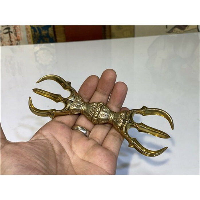 楽天市場】高品質 手作りの職人☆密教 法具 前具 金剛鈴 金剛盤 五鈷杵