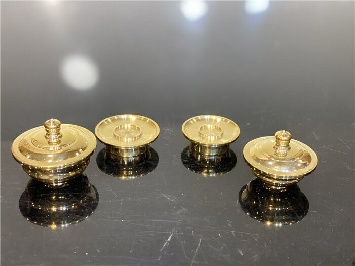 楽天市場】【送料無料】洒水器、塗香器二器セット 密教法具 佳品 真鍮