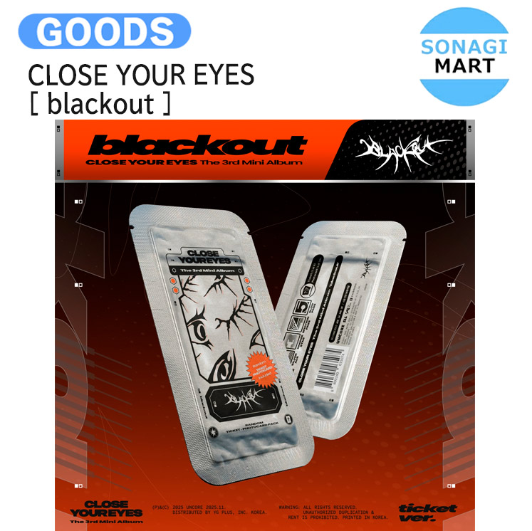 CLOSE YOUR EYES ミヌク 9/7 2ショット ツーショット 特典券 CLOSE