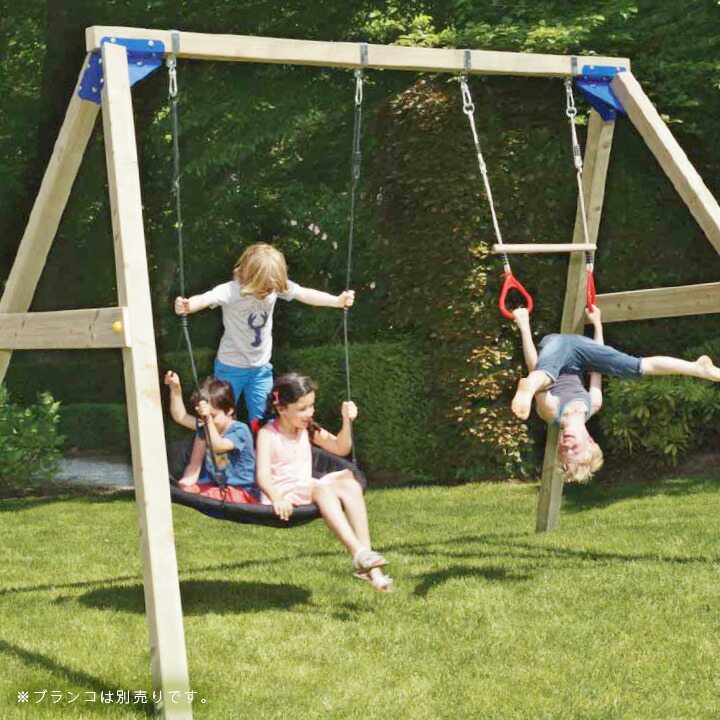 楽天市場】DIY 屋外 木製 家庭用遊具 ブランコフレームセット 「は