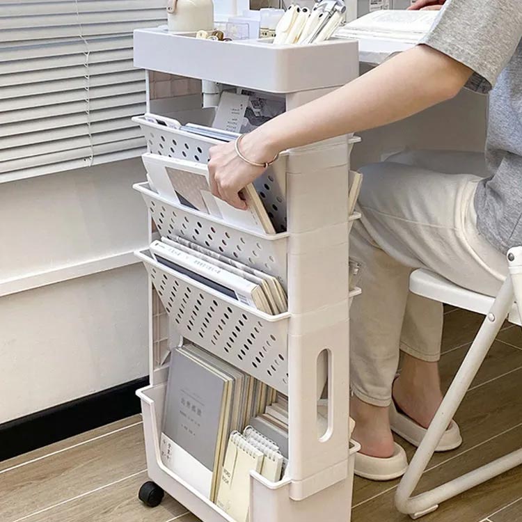 楽天市場】ファイルワゴン 書類 整理 収納 オフィスワゴン すき間収納