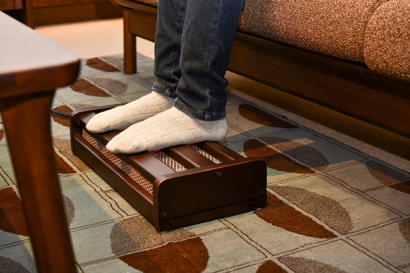 楽天市場】木枠フットヒーター 幅49cm 幅83cm 手元コントローラー付