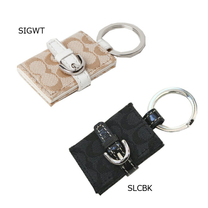 再入荷.COACHコーチ エンボスシグネチャー / キーリング .二つ折財布